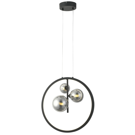 Omaha Lampa wisząca czarna LED+G9 20W 4000K 1600lm 339503-30 REALITY